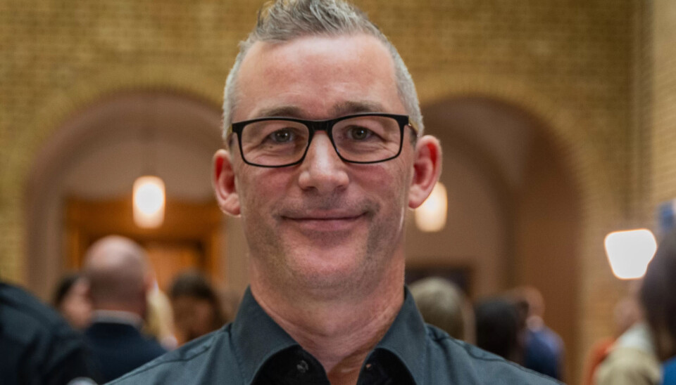 Christoffer Becham, leder i Handel og Kontor i Norge. Christoffer Becham, leder i Handel og Kontor i Norge.