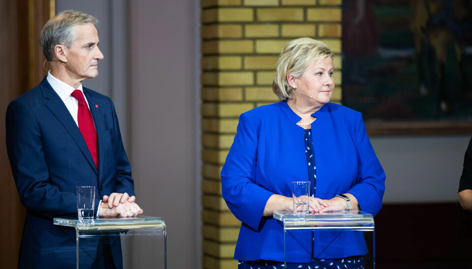 Høyre og Arbeiderpartiet har den siste tida kommunisert påfallende likt om saker som arbeidsledighet, psykisk helse og klima. (Arkivfoto) Høyre og Arbeiderpartiet har den siste tida kommunisert påfallende likt om saker som arbeidsledighet, psykisk helse og klima. (Arkivfoto)