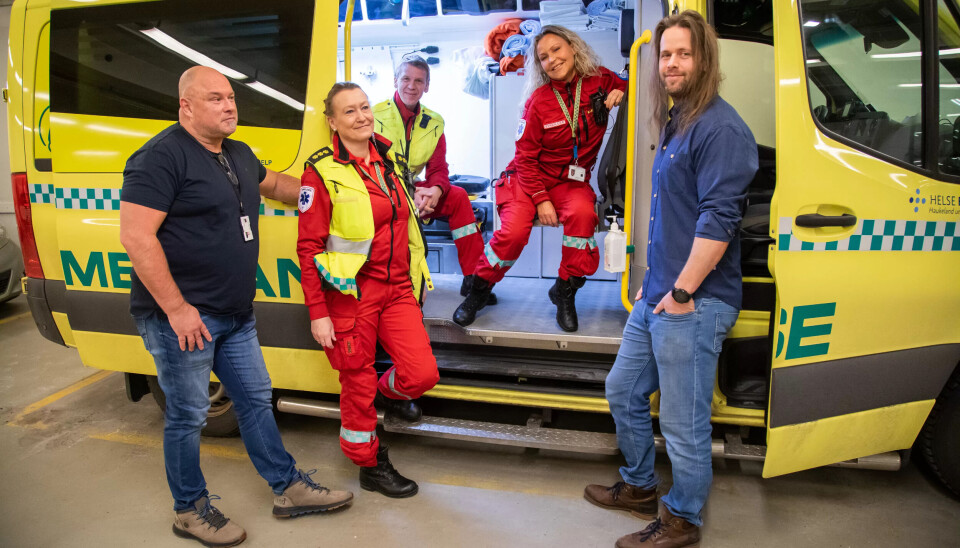 KOMPETENT GJENG: Verneombud Kjetil Andersen (t.h) med Ann Christin Werner Michelsen, Lars Kåre Eikrem, Christine Moene Bødtker og Jarle Lexau. KOMPETENT GJENG: Verneombud Kjetil Andersen (t.h) med Ann Christin Werner Michelsen, Lars Kåre Eikrem, Christine Moene Bødtker og Jarle Lexau.