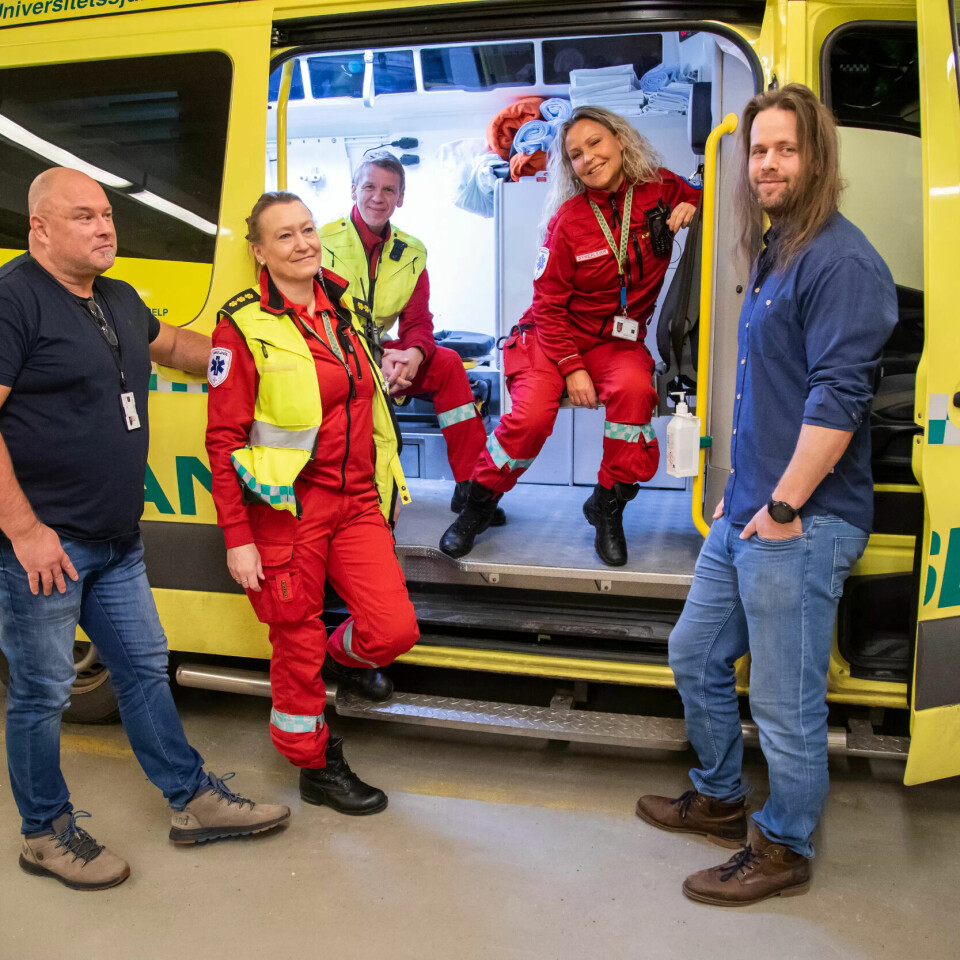 KOMPETENT GJENG: Verneombud Kjetil Andersen (t.h) med Ann Christin Werner Michelsen, Lars Kåre Eikrem, Christine Moene Bødtker og Jarle Lexau. KOMPETENT GJENG: Verneombud Kjetil Andersen (t.h) med Ann Christin Werner Michelsen, Lars Kåre Eikrem, Christine Moene Bødtker og Jarle Lexau.