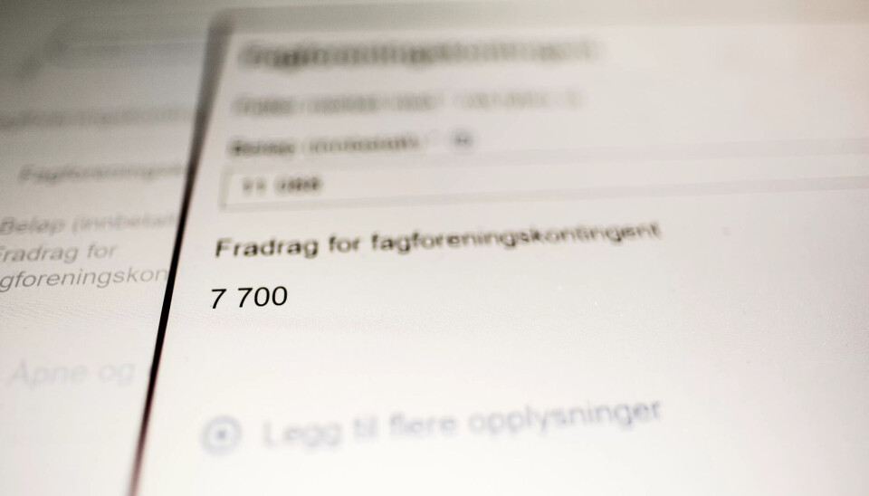 Fagforeningsfradraget senker skatten og gjør det billigere å være organisert. Fagforeningsfradraget senker skatten og gjør det billigere å være organisert.