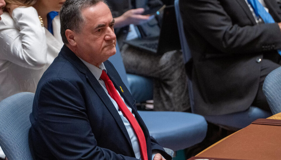 KRAFTIGE REAKSJONER: Israel Katz er Israels utenriksminister. Han får kraftige reaksjoner på sin avgjørelse torsdag. KRAFTIGE REAKSJONER: Israel Katz er Israels utenriksminister. Han får kraftige reaksjoner på sin avgjørelse torsdag.