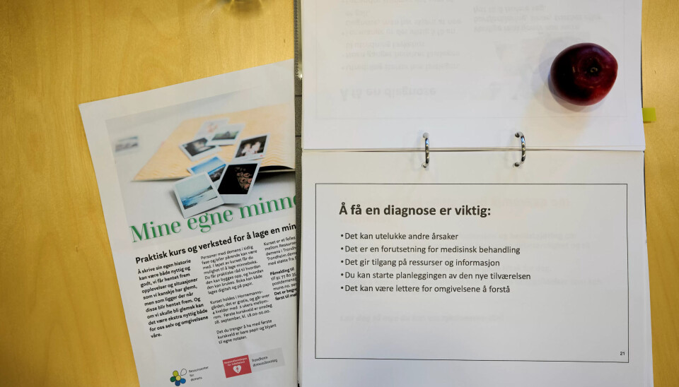 Kunnskap er viktig, både for den som får diagnosen og for de pårørende. Kunnskap er viktig, både for den som får diagnosen og for de pårørende.
