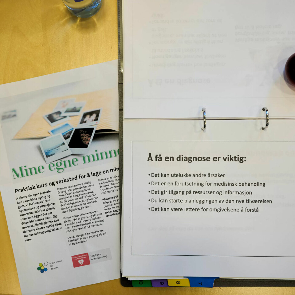 Kunnskap er viktig, både for den som får diagnosen og for de pårørende. Kunnskap er viktig, både for den som får diagnosen og for de pårørende.