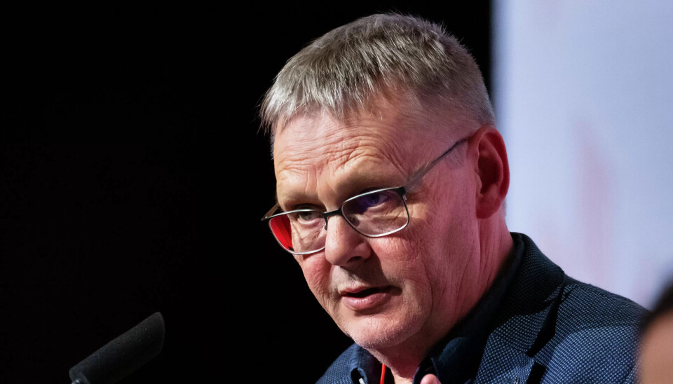 Fagforbundets nestleder Odd-Haldgeir Larsen. Fagforbundets nestleder Odd-Haldgeir Larsen.