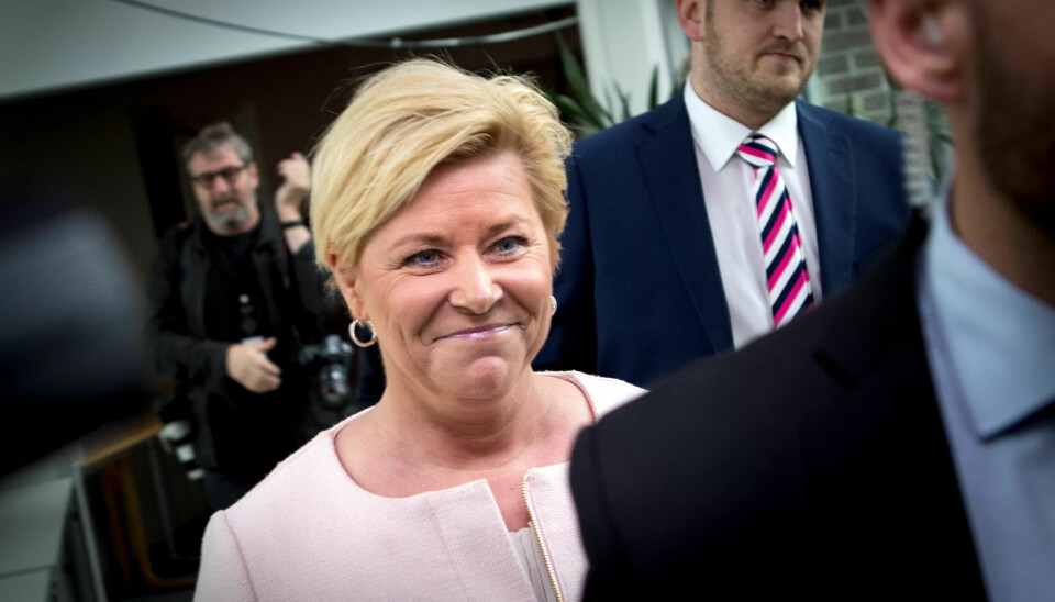 Finansminister Siv Jensen (Frp) Finansminister Siv Jensen (Frp)