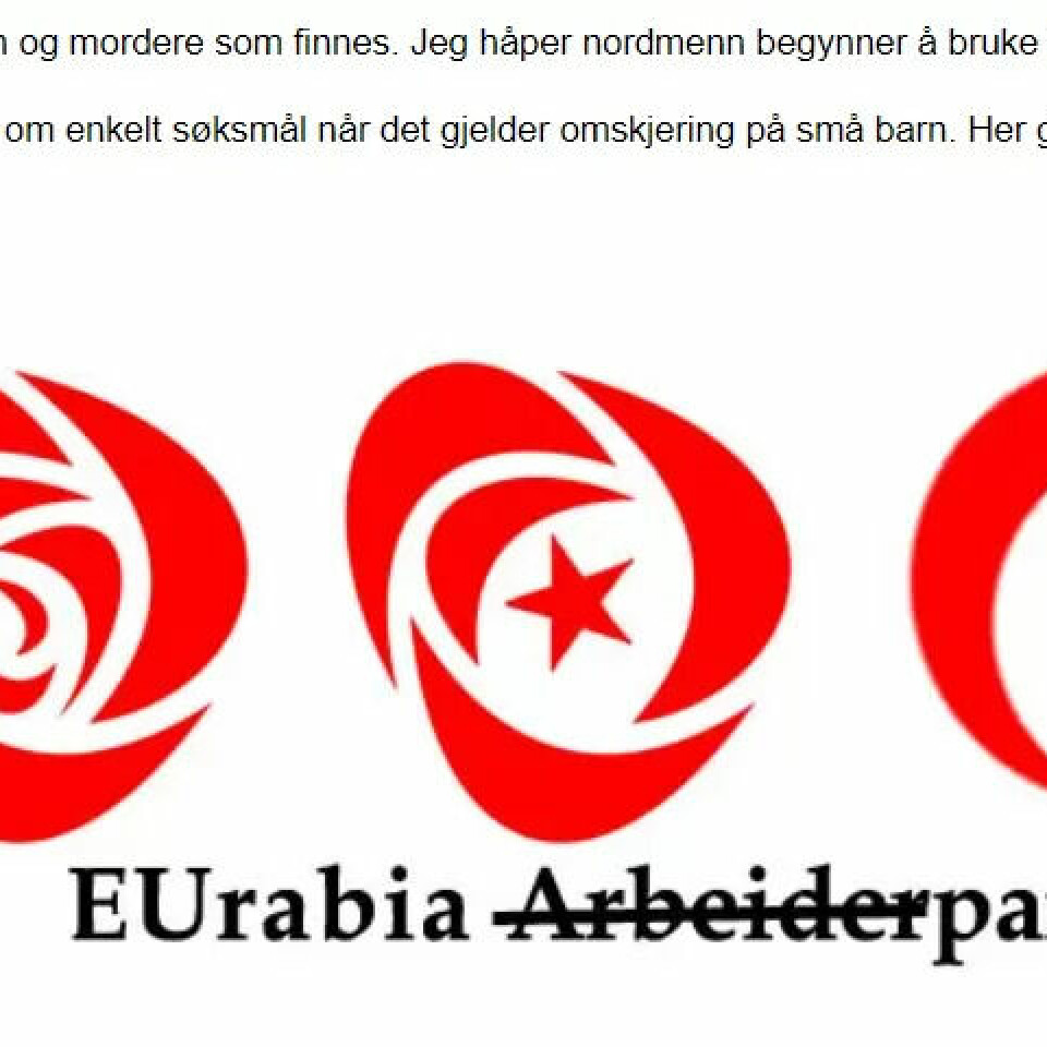 ANSES SOM FORRÆDERE: Eurabia-teorien er en forestilling om at europeiske politikere og samfunnselite samarbeider med arabiske land for å islamisere Europa. ANSES SOM FORRÆDERE: Eurabia-teorien er en forestilling om at europeiske politikere og samfunnselite samarbeider med arabiske land for å islamisere Europa.