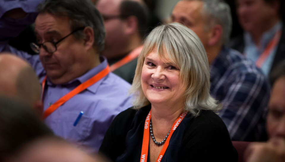 Leder i Norsk Jernbaneforbund, Jane Sæthre. Leder i Norsk Jernbaneforbund, Jane Sæthre.