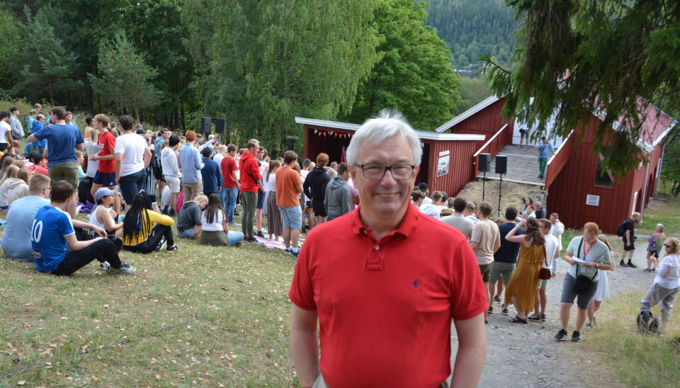 Karl Eirik Schjøtt Pedersen følger nøye med på debatten i Ap. Karl Eirik Schjøtt Pedersen følger nøye med på debatten i Ap.