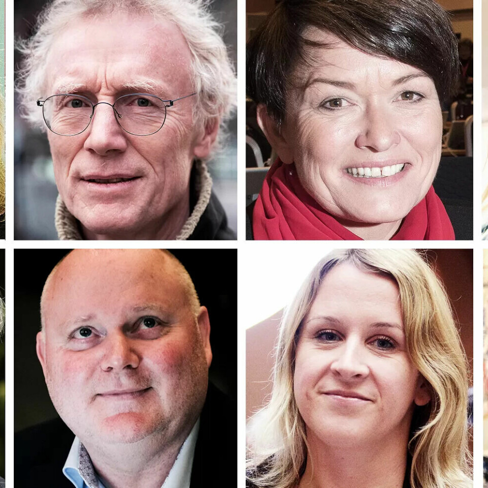 Øverst fra venstre: Sekretær Trude Tinnlund, andre nestleder Steinar Krogstad, første nestleder Sissel M. Skoghaug, sekretær Kristin Sæther. Nederst fra venstre: Sekretær Terje O. Olsson, sekretær Are Tomasgard, førstesekretær Julie Lødrup, LO-Leder Peggy Hessen Følsvik. Øverst fra venstre: Sekretær Trude Tinnlund, andre nestleder Steinar Krogstad, første nestleder Sissel M. Skoghaug, sekretær Kristin Sæther. Nederst fra venstre: Sekretær Terje O. Olsson, sekretær Are Tomasgard, førstesekretær Julie Lødrup, LO-Leder Peggy Hessen Følsvik.