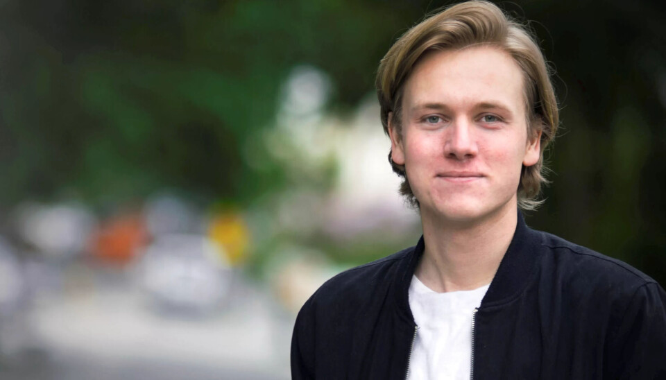 Sondre Hansmark, leder i Unge Venstre. Sondre Hansmark, leder i Unge Venstre.