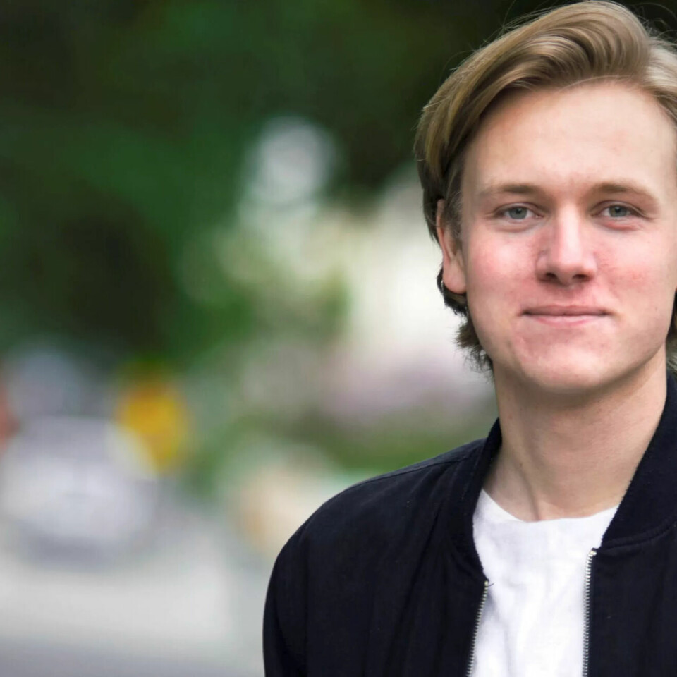 Sondre Hansmark, leder i Unge Venstre. Sondre Hansmark, leder i Unge Venstre.