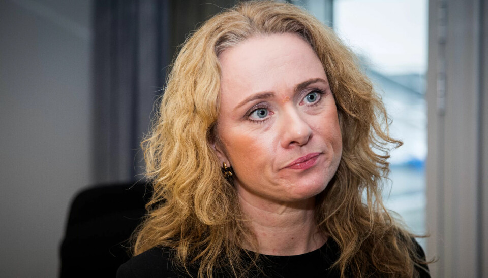 Arbeidsminister Anniken Hauglie må møte i Stortinget for å svare på spørsmål fra Dag Terje Andersen onsdag. Arbeidsminister Anniken Hauglie må møte i Stortinget for å svare på spørsmål fra Dag Terje Andersen onsdag.