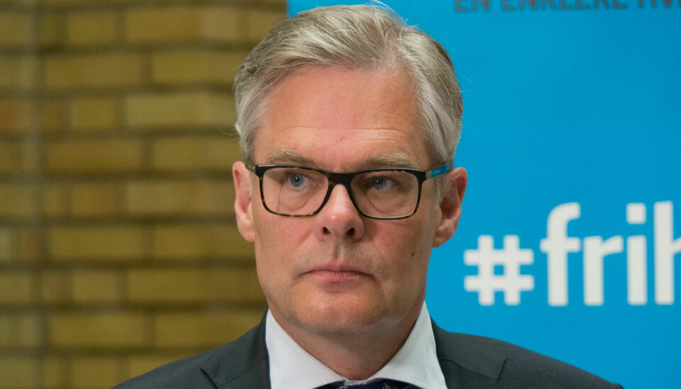 KLAR TALE: Hans Andreas Limi sier at ingen under 40 år skal få uføretrygd. KLAR TALE: Hans Andreas Limi sier at ingen under 40 år skal få uføretrygd.