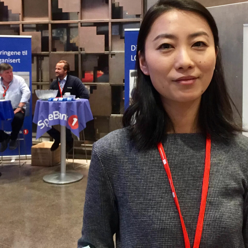 MANGE MEDLEMMER: Gwen Yimin fra Shanghai Municipal Trade Union Council kommer fra et forbund med åtte millioner medlemmer. MANGE MEDLEMMER: Gwen Yimin fra Shanghai Municipal Trade Union Council kommer fra et forbund med åtte millioner medlemmer.