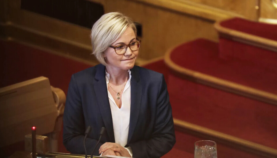 Helse- og omsorgsminister Ingvild Kjerkol ved en annen anledning i Stortinget. Helse- og omsorgsminister Ingvild Kjerkol ved en annen anledning i Stortinget.
