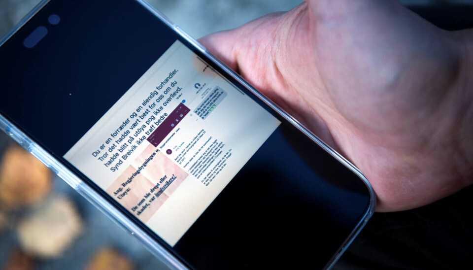TRUSSLER: Eksempler på meldinger mottatt på telefonen til Tarjei. Politiet har etterforsket, men ikke klart å spore opp avsenderen. TRUSSLER: Eksempler på meldinger mottatt på telefonen til Tarjei. Politiet har etterforsket, men ikke klart å spore opp avsenderen.