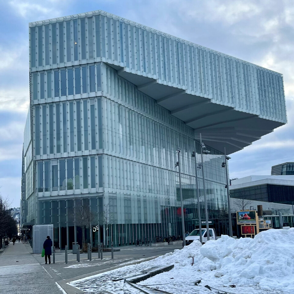 Hovedbiblioteket i Bjørvika Hovedbiblioteket i Bjørvika