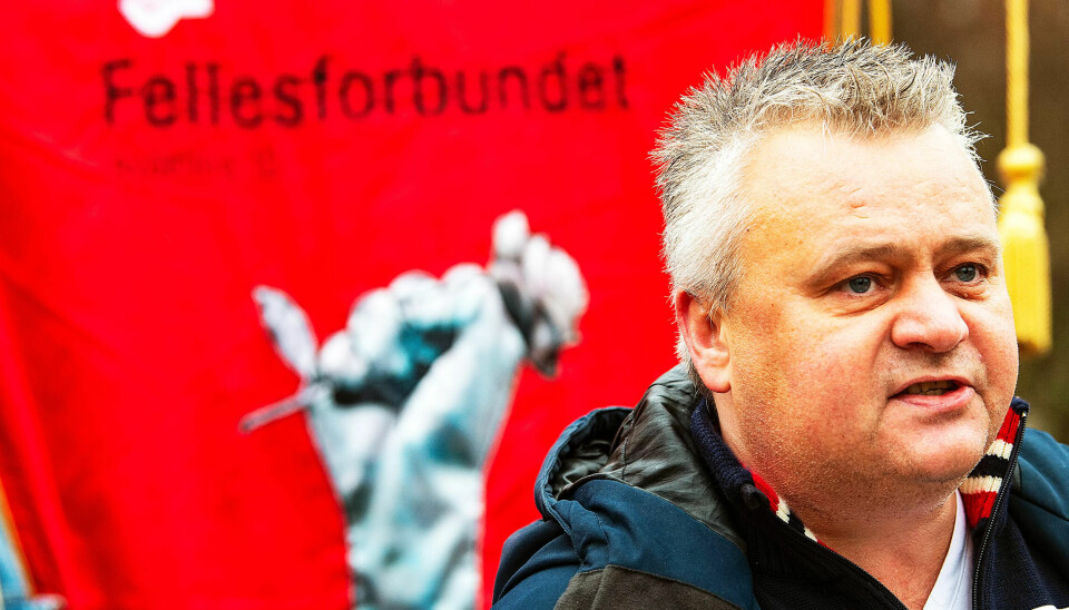 Jørn Eggum er leder i Fellesforbundet. Jørn Eggum er leder i Fellesforbundet.