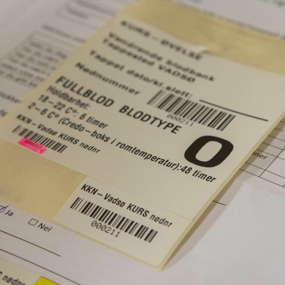 For å bli nødblodgiver må man ha blodtype 0 For å bli nødblodgiver må man ha blodtype 0
