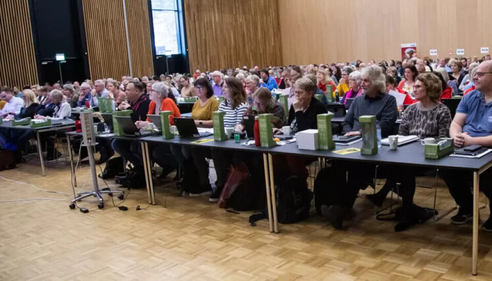 MEKTIG ORGANISASJON: – Innbyggerne ønsket ikke gigantfylket, det gjorde heller ikke de ansatte, heter det i høringsuttalelsen fra Fagforbundet Viken. Organisasjonen er en av de største i Viken, med nær 72.000 medlemmer og 56 fagforeninger spredt over hele fylket. Bildet er fra 2019. MEKTIG ORGANISASJON: – Innbyggerne ønsket ikke gigantfylket, det gjorde heller ikke de ansatte, heter det i høringsuttalelsen fra Fagforbundet Viken. Organisasjonen er en av de største i Viken, med nær 72.000 medlemmer og 56 fagforeninger spredt over hele fylket. Bildet er fra 2019.