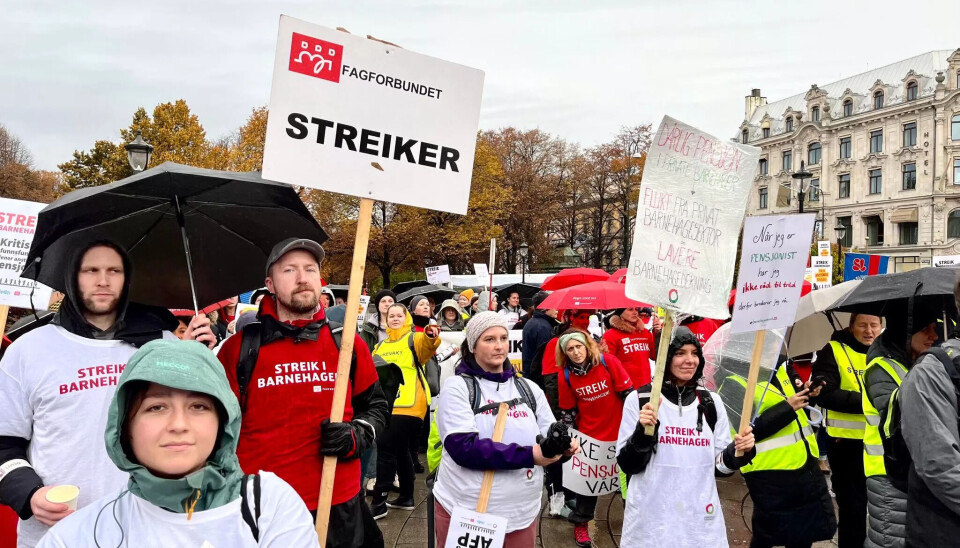 STILLER OPP: Oppmøtet var solid og snittalderen relativt lav for et fagforeningsarrangement. STILLER OPP: Oppmøtet var solid og snittalderen relativt lav for et fagforeningsarrangement.