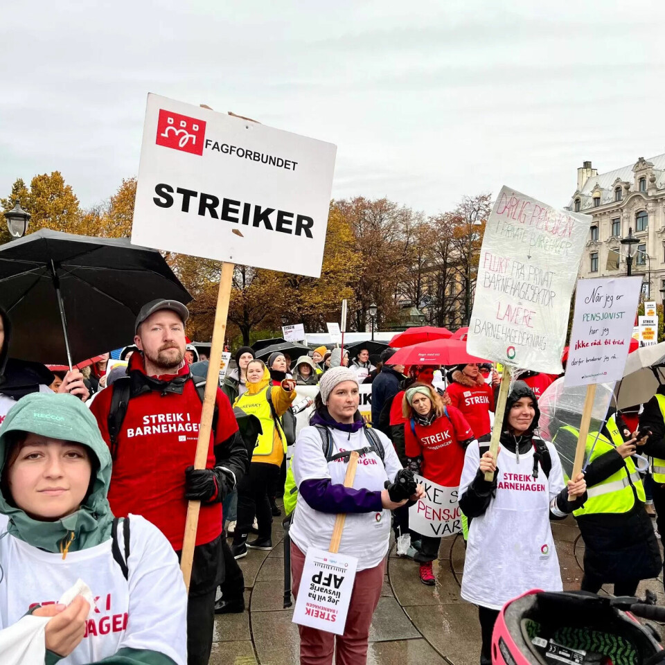 STILLER OPP: Oppmøtet var solid og snittalderen relativt lav for et fagforeningsarrangement. STILLER OPP: Oppmøtet var solid og snittalderen relativt lav for et fagforeningsarrangement.