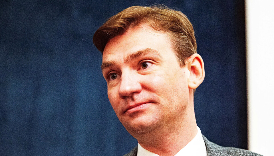 Fungerende arbeids- og sosialminister Henrik Asheim (H). Fungerende arbeids- og sosialminister Henrik Asheim (H).