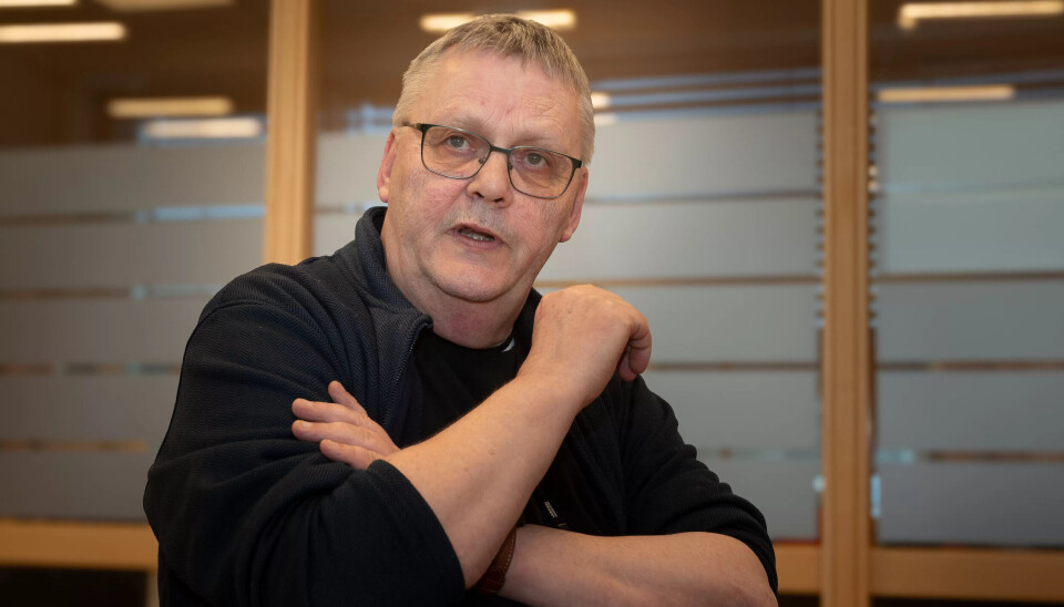 LANSERER JEVNAKER: Odd Haldgeir Larsen. LANSERER JEVNAKER: Odd Haldgeir Larsen.