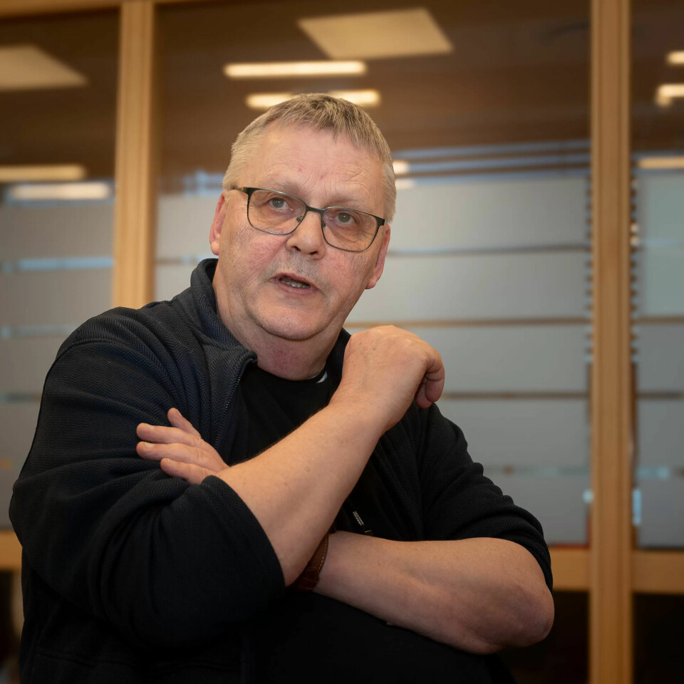 LANSERER JEVNAKER: Odd Haldgeir Larsen. LANSERER JEVNAKER: Odd Haldgeir Larsen.