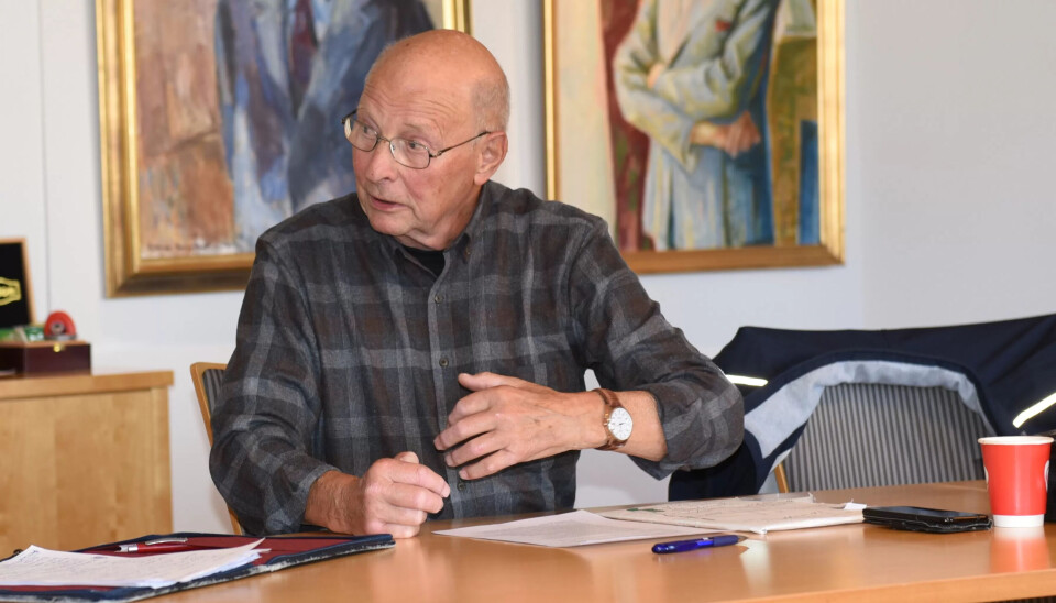 Finn Kristensen (84) satt på Stortinget i 16 og var statsråd i sju år. Her gir han program-råd til partiet Finn Kristensen (84) satt på Stortinget i 16 og var statsråd i sju år. Her gir han program-råd til partiet