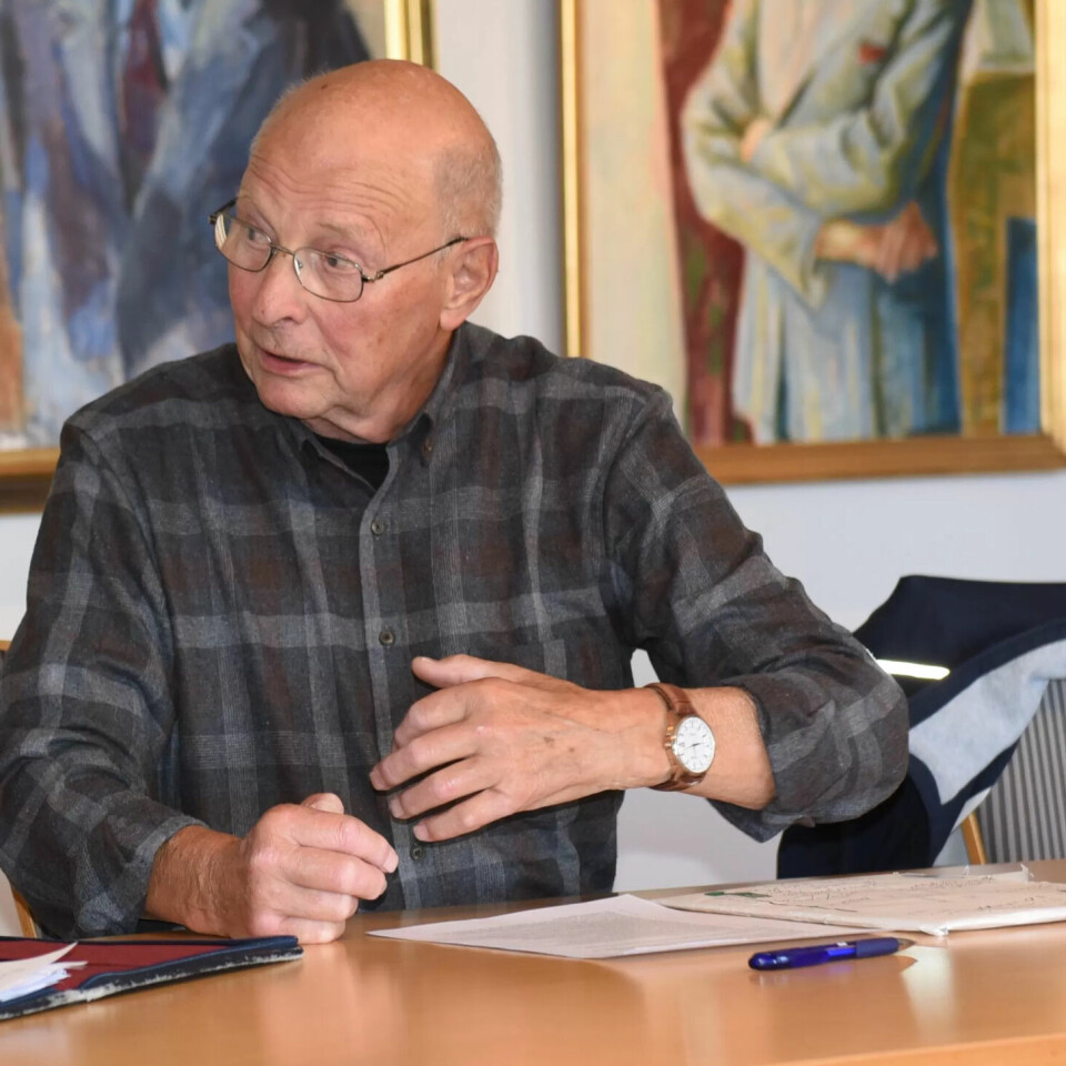 Finn Kristensen (84) satt på Stortinget i 16 og var statsråd i sju år. Her gir han program-råd til partiet Finn Kristensen (84) satt på Stortinget i 16 og var statsråd i sju år. Her gir han program-råd til partiet