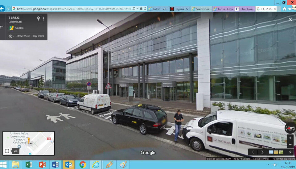 PAPIREIER: I denne bygningen i Luxembourg har Actor S.C.A. adresse, morselskapet på toppen av Ambea-konsernet. Selskapet har verken offentlig ledelse, telefon eller mail, men satt med et driftsoverskudd på mer enn to milliarder svenske kroner forrige regnskapsår. PAPIREIER: I denne bygningen i Luxembourg har Actor S.C.A. adresse, morselskapet på toppen av Ambea-konsernet. Selskapet har verken offentlig ledelse, telefon eller mail, men satt med et driftsoverskudd på mer enn to milliarder svenske kroner forrige regnskapsår.