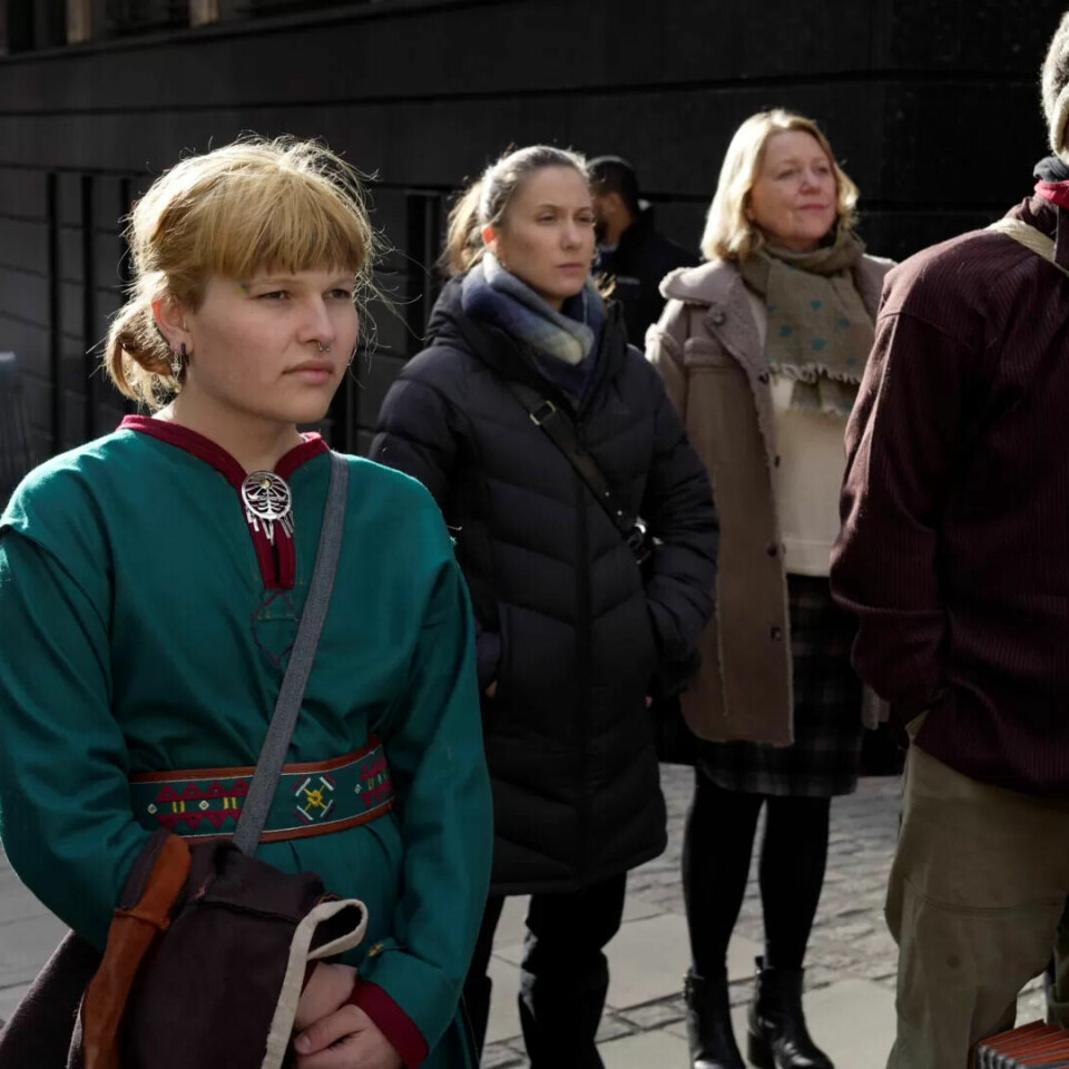 SAMMEN OM KRAVET: Luka Skoghaug deltar på en markering. I det bildet blir tatt hører hun på den kjente svenske klimaaktivisten Greta Thunberg. - Jeg vil si et stort takk til alle dere, sa Thunberg fra scenen. SAMMEN OM KRAVET: Luka Skoghaug deltar på en markering. I det bildet blir tatt hører hun på den kjente svenske klimaaktivisten Greta Thunberg. - Jeg vil si et stort takk til alle dere, sa Thunberg fra scenen.