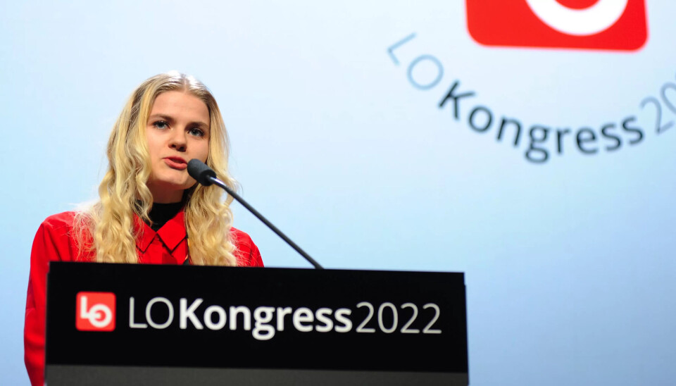 VANT FRAM: Jeanette Lea Romslo fikk LO-kongressen med seg på at fagbrev skal gi poeng for å kunne studere. VANT FRAM: Jeanette Lea Romslo fikk LO-kongressen med seg på at fagbrev skal gi poeng for å kunne studere.