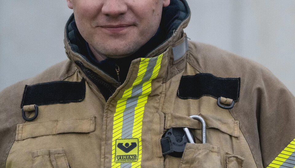 FORNØYD: Ketil Sivertsen i Norsk brann- og redningsforum. FORNØYD: Ketil Sivertsen i Norsk brann- og redningsforum.