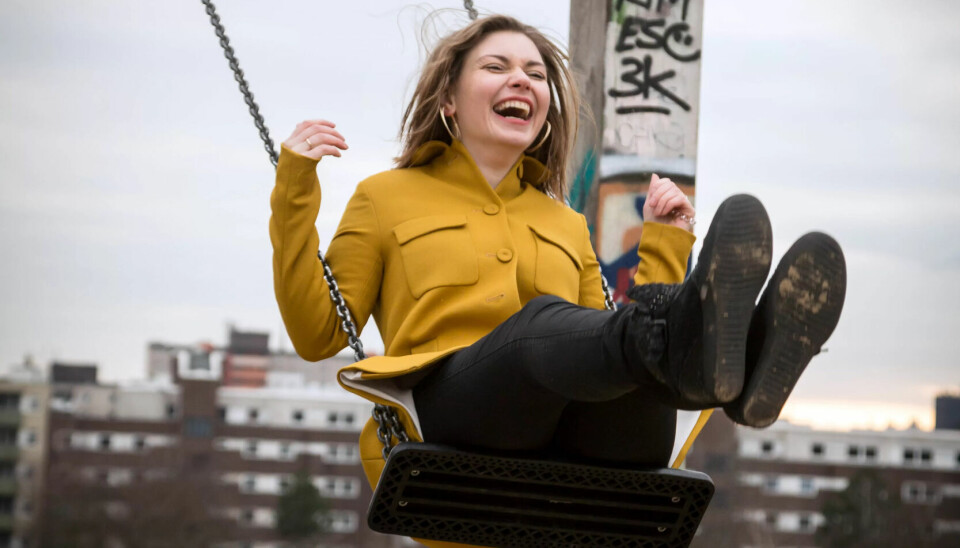 Linda Steinhoff smiler nesten alltid. Linda Steinhoff smiler nesten alltid.