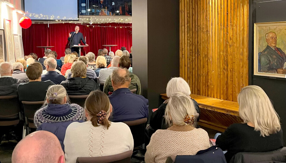 LØFTE SEG: Trond Giske talte i oktober under Tranmæl-festivalen i Trondheim om hvordan han mener Ap kan løfte seg til igjen å bli et stort parti. LØFTE SEG: Trond Giske talte i oktober under Tranmæl-festivalen i Trondheim om hvordan han mener Ap kan løfte seg til igjen å bli et stort parti.