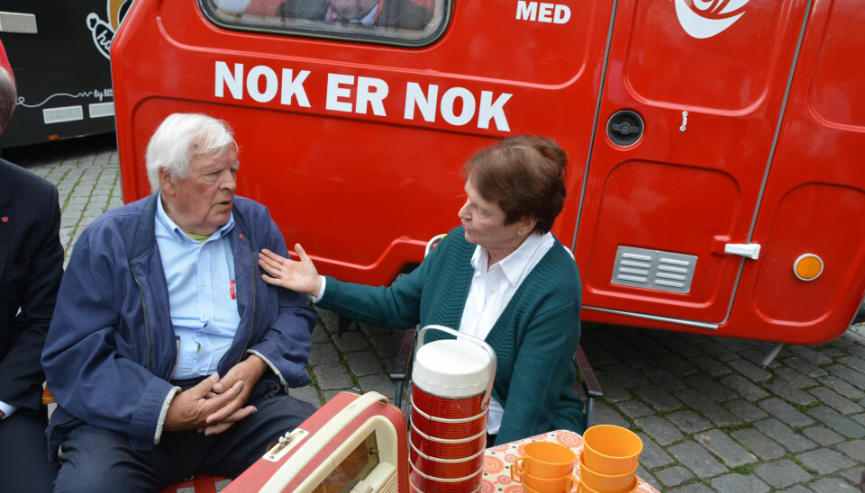 Thorbjørn Berntsen og Gro Harlem Brundtland fant raskt tonen igjen. Thorbjørn Berntsen og Gro Harlem Brundtland fant raskt tonen igjen.
