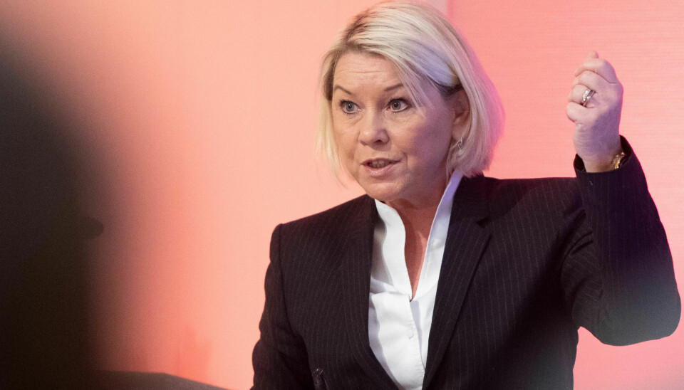 Monica Mæland mener det er for tidlig til å konkludere om regionreformen fører til flere byråkrater. Monica Mæland mener det er for tidlig til å konkludere om regionreformen fører til flere byråkrater.