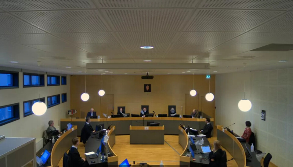 PÅ AVSTAND: Av smittevernhensyn pågår rettssaken uten publikum og presse, men med videolink. Tirsdag startet med Kjetil Edvardsens innledningsprosedyre. PÅ AVSTAND: Av smittevernhensyn pågår rettssaken uten publikum og presse, men med videolink. Tirsdag startet med Kjetil Edvardsens innledningsprosedyre.