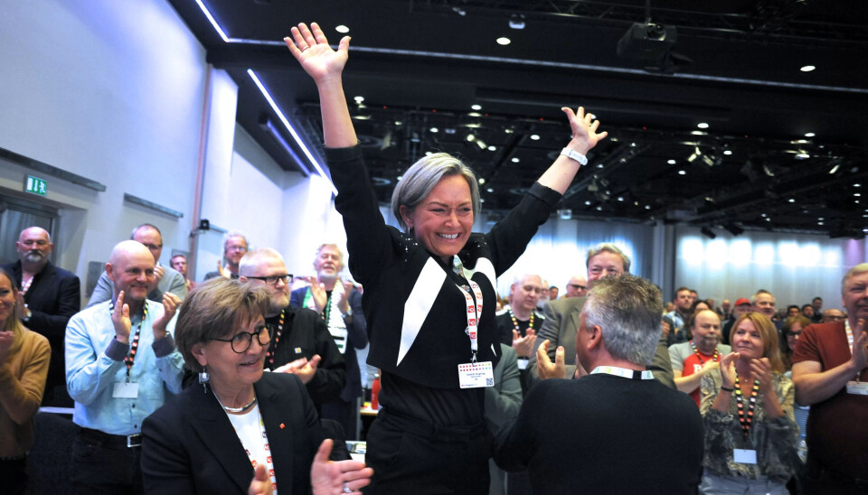 MOT TOPPEN: Til høylytt jubel og applaus ble Sissel M. Skoghaug valgt som 1. nestleder på LO-kongressen i fjor høst. MOT TOPPEN: Til høylytt jubel og applaus ble Sissel M. Skoghaug valgt som 1. nestleder på LO-kongressen i fjor høst.