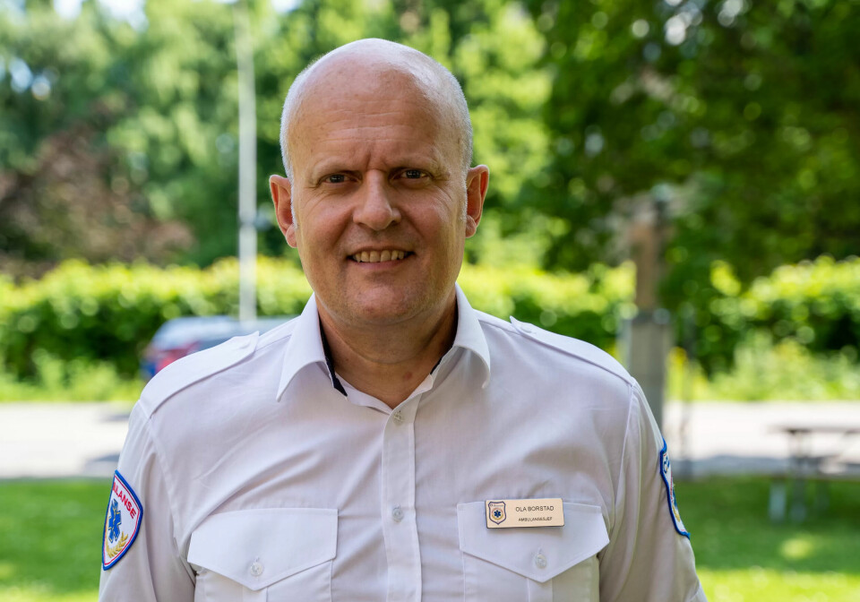 GREIT: Ambulansesjef Ola Borstad sier de ikke vil ta så mange flere ambulanser ut av drift enn i fjor