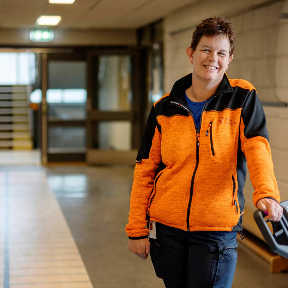 HØYERE STATUS: Renholder Elin Oshaug håper på høyere status for yrket. HØYERE STATUS: Renholder Elin Oshaug håper på høyere status for yrket.