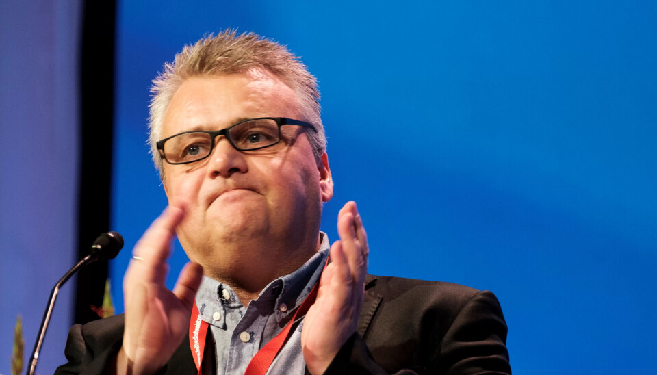 FRONTFAGET: Fellesforbundets leder Jørn Eggum sikter seg inn mot 4 prosents lønnsvekst. Da det er mer enn antatt prisvekst, vil det kunne føre til høyere lønn. FRONTFAGET: Fellesforbundets leder Jørn Eggum sikter seg inn mot 4 prosents lønnsvekst. Da det er mer enn antatt prisvekst, vil det kunne føre til høyere lønn.