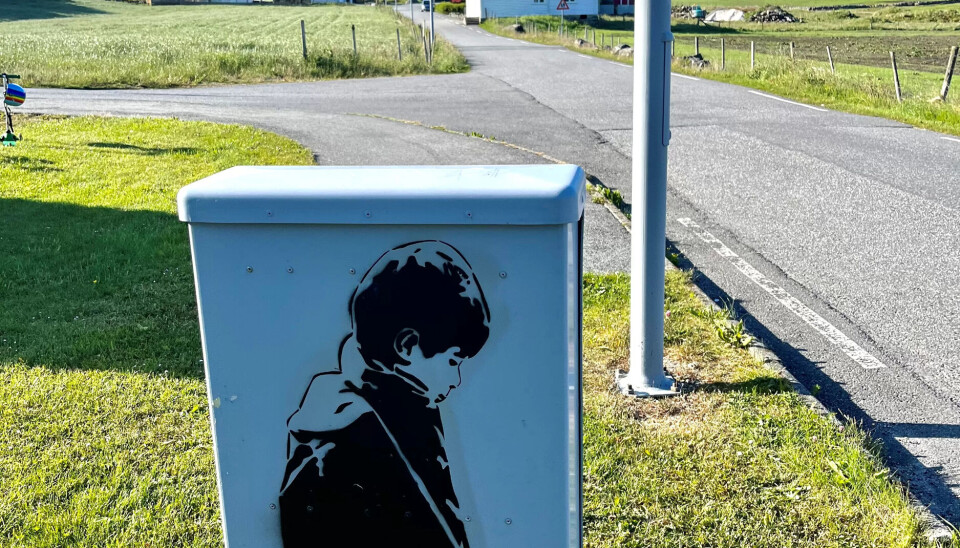 STREETART: Ikke alle på Utsira synes gatekunsten hører hjemme på Utsira. STREETART: Ikke alle på Utsira synes gatekunsten hører hjemme på Utsira.
