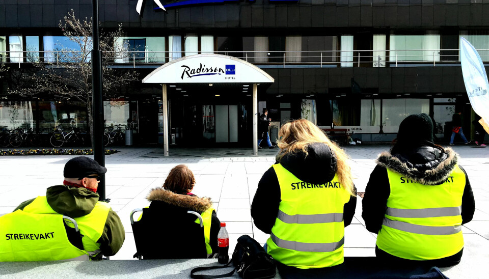 TRAPPES OPP: Seks ansatte er i streik i dag. Tirsdag tar Parat ut 29 ansatte til. TRAPPES OPP: Seks ansatte er i streik i dag. Tirsdag tar Parat ut 29 ansatte til.