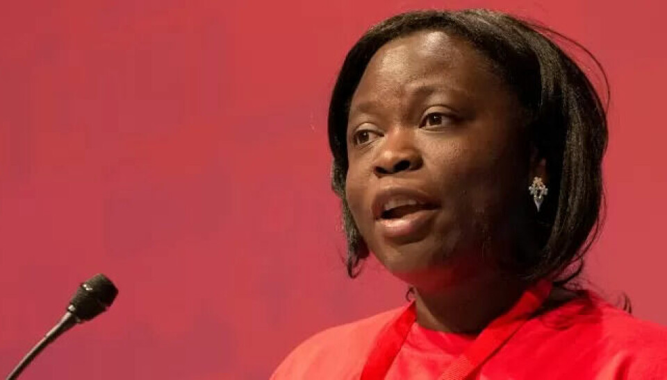 SI IFRA: Renholder Felicia McGill Cephas oppfordrer flere til å snakke sammen og si ifra hvis de opplever seksuell trakassering på arbeidsplassen. SI IFRA: Renholder Felicia McGill Cephas oppfordrer flere til å snakke sammen og si ifra hvis de opplever seksuell trakassering på arbeidsplassen.