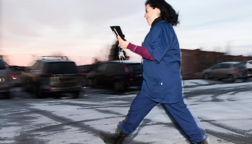 Dårlig kommuneøkonomi fører til at du må løpe raskere, bli mer sliten og ha mer dårlig samvittighet. (Illustrasjonsfoto). Dårlig kommuneøkonomi fører til at du må løpe raskere, bli mer sliten og ha mer dårlig samvittighet. (Illustrasjonsfoto).