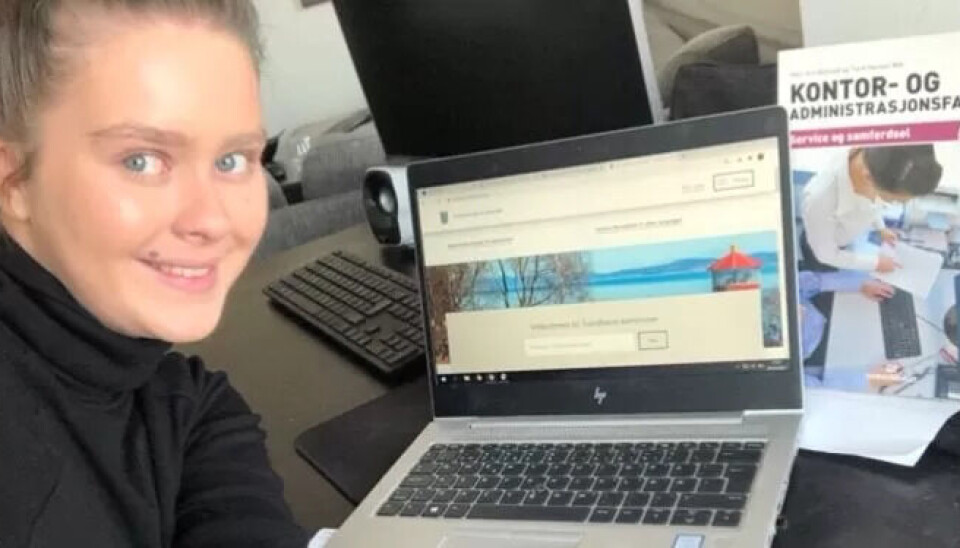 FIKK DRØMMEPLASSEN: Sarah Settemsdal er en av 251 lærlinger i Trondehim kommune. Hun stortrives med ansvaret hun har fått. FIKK DRØMMEPLASSEN: Sarah Settemsdal er en av 251 lærlinger i Trondehim kommune. Hun stortrives med ansvaret hun har fått.